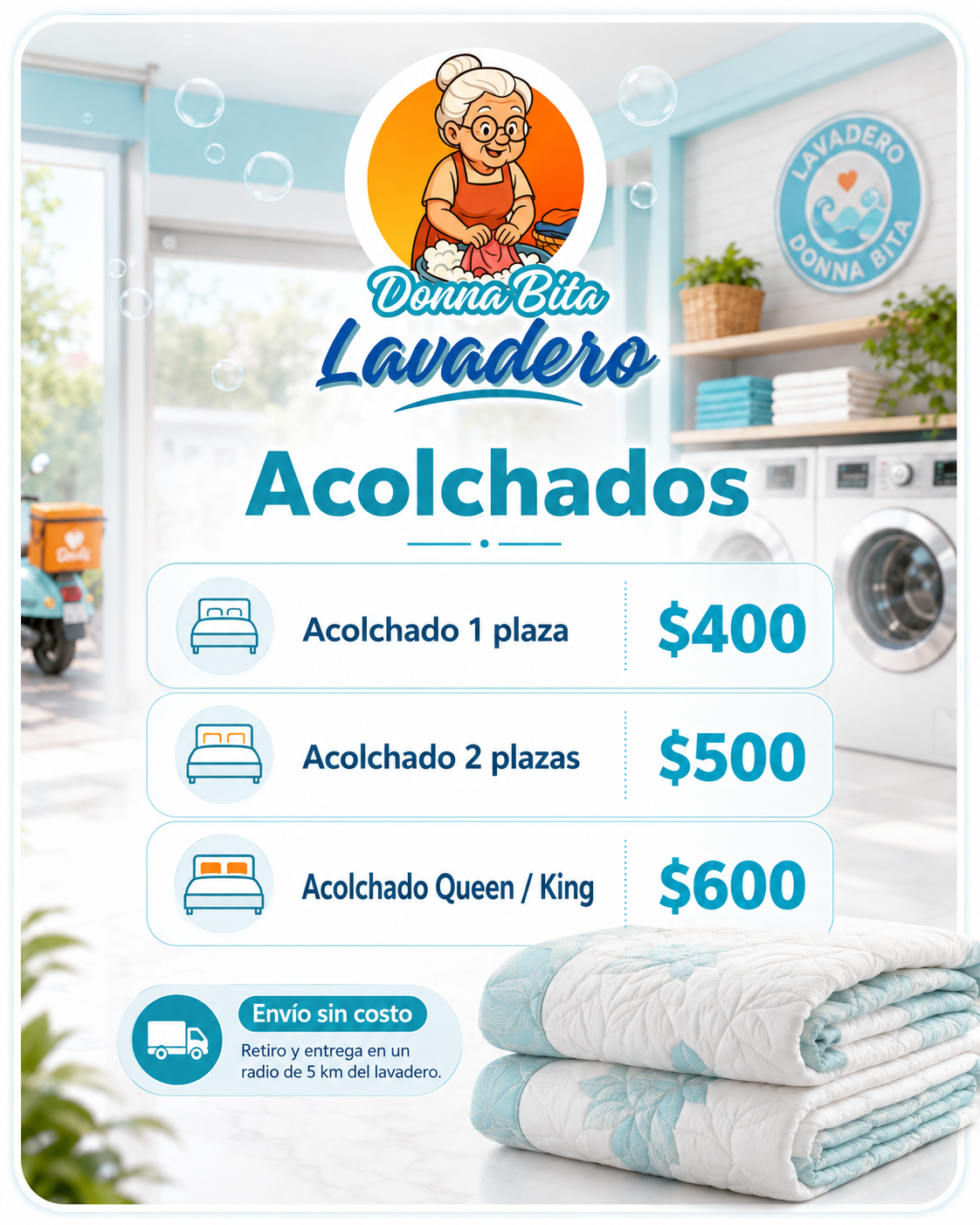 Acolchados desde $400