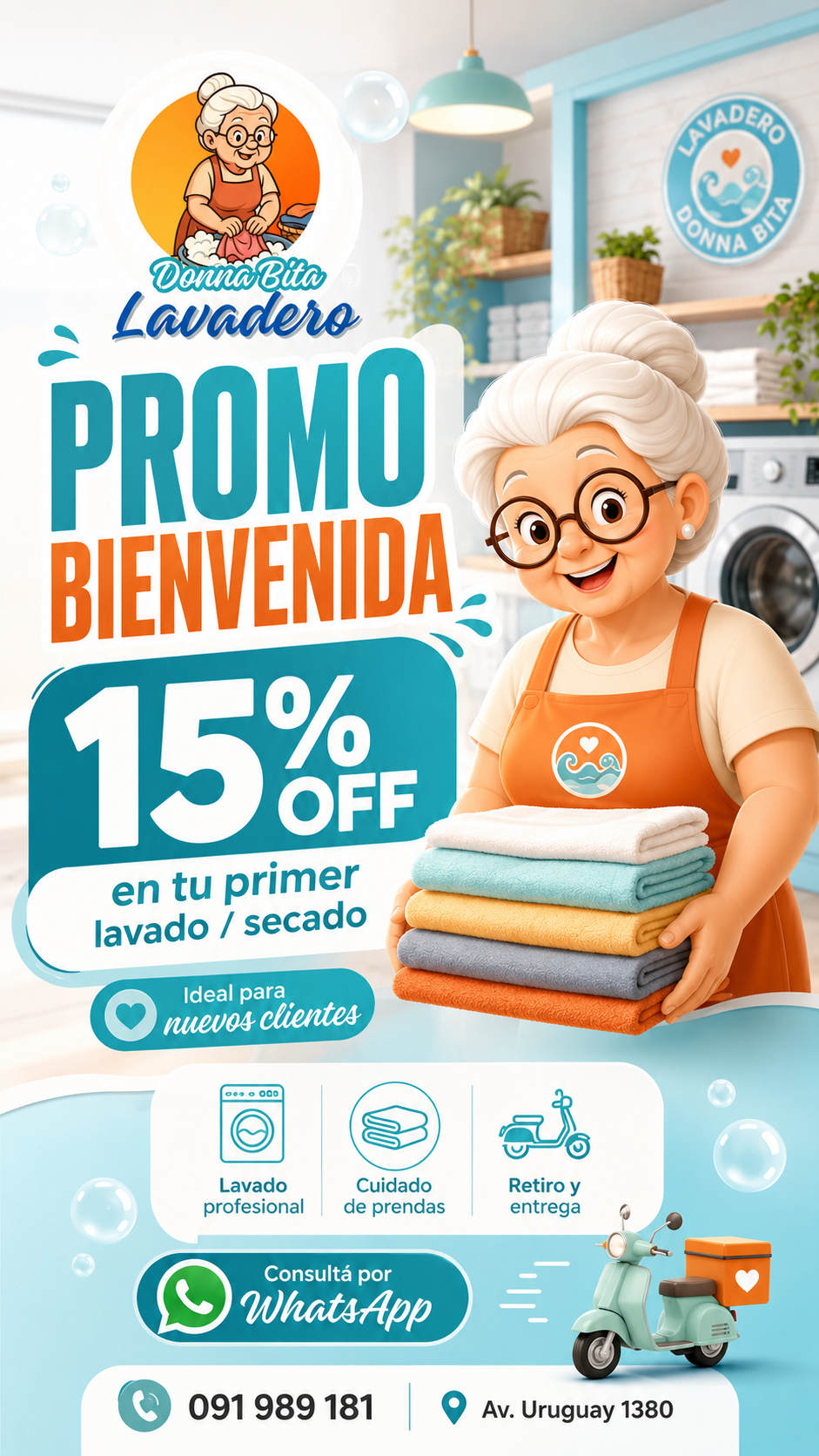 Promo bienvenida 15% OFF